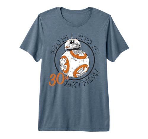 T-shirt Star Wars BB-8 vêtement anniversaire 30 ans mode homme pop