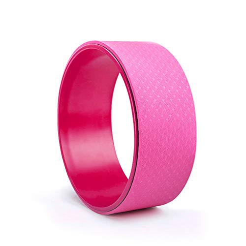 Yoga Wheels Dharma Prop for Stretching Improve Handstands Balance Flexibility Inversions Back Pain Pilates Bends Release Deep Tissue Tension Physio Massage (Color : Red)