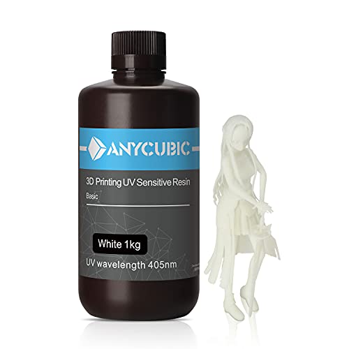 ANYCUBIC 3D Printer Resin, 405nm High Precision Fast Curing UV Photopolymer Resin...