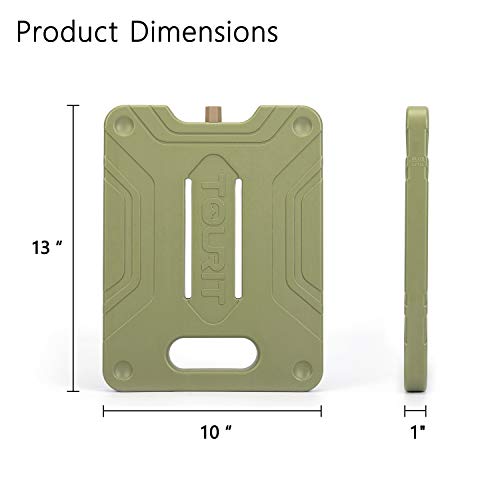 Tourit Large Reusable Ice Pack For Coolers Thin Freezer Packs-10 X 13 Inch-For Camping, Beach, Picnics, Fishing And More(Set Of 2) #TOP1
