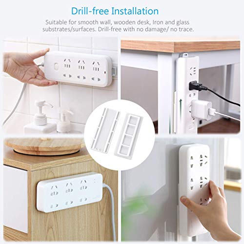 Soporte para Multitomas para Pared Adhesivo 3 Pcs miniatura 3