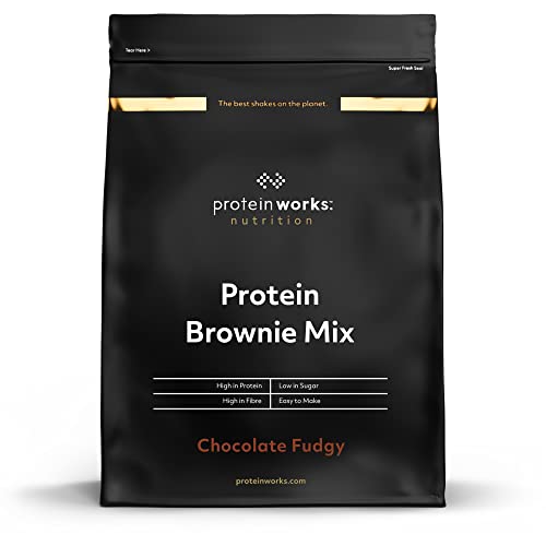 Protein Works - High Protein Brownie Mix | Low Sugar | Chocolate Fudgy | 200g