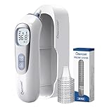 Berrcom Highly Accurate Ear Thermometer, Pre-Warmed Probe Technology Ear Thermometer for Adults and Baby, Smart Age Grouping Temperature Guidance, Instant Reading, Fever Alarm