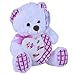peluche Orso Seduto Rosa Orsacchiotto con Cuore tra Le Braccia - Cm. 30