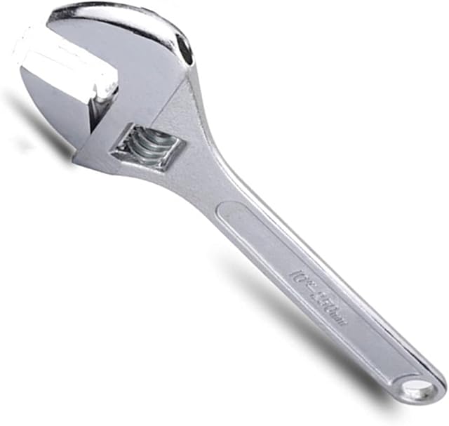 Adjustable Wrench Adjustable Shifting Spanner Adjustable Spanner Alloy Wide Jaw Spanner for Tightening or Loosening Nuts and Bolts 150 mm/6 inch