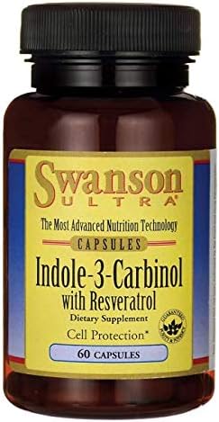 Vista 4 de Swanson Indole-3-Carbinol con Resveratrol - Suplemento I3C que promueve la protección celular - Suplemento natural para ayudar a mantener un