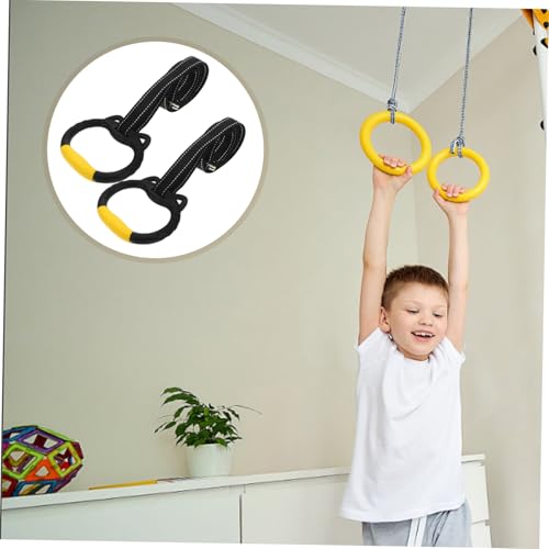 Set de anillas para gimnasia con correas para barra simple miniatura 7