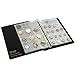 Uncle Paul Leather Binder with Coin Pocket Pages Set - Assorted 4 Sizes Pages, 12Pcs Coin Pocket Inserts Collecting Sleeves for Global Travel, All in One 4-Ring Coin Album for Journal 9.6