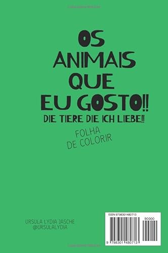 Os animais que eu gosto (Portuguese Edition)