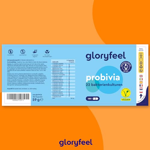 Probiotika Gloryfeel Probivia Kulturen Komplex mit 500 Milliarden KBE/g