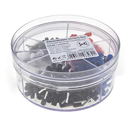 SeKi Wire End Ferrules Assortment Shaker Box Insulated 0.5-2.5 mm² - 400 Pieces - Image 4