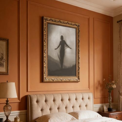Impression sur toile décoration murale verticale cadre bois suspendu - 7