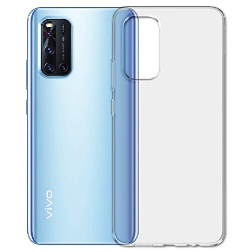 Image of COVERBLACK Rubber Back Cover for Vivo 1933 / Vivo V19 - Transparent