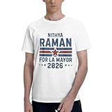 Nithya for La Nithya Raman for Los Angeles Mayor 2026 T-Shirt Short Shirt77 White