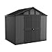 Produktbild Keter Stronghold 10x8 Gartenhaus, geräumig & robust, EVOTECH-Material, stahlverstärkt, Grau, Maße: 305 x 243 x 251 cm