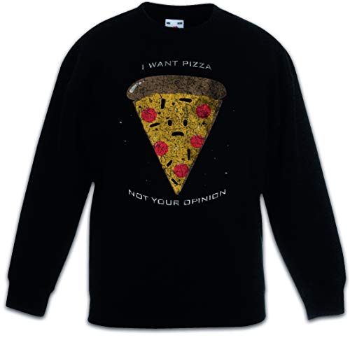 Sweat pizza enfants pull noir Urban Backwoods vêtement robuste