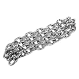 ALCXAZS Catena per Ancora Resistente da 950 mm di Lunghezza con Maglie da 6 mm, Adatta per Applicazioni Marine Pesanti, 100 Catene per Ancora in Acciaio Inossidabile 316 Nuove di Zecca 950 Lunghezza