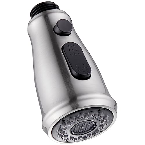 APLusee Brushed Nickel Kitchen Sink Sprayer Replacement, Pull out Faucet Head Spray Nozzle