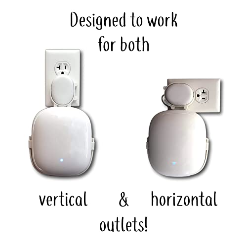 Image of The Nest WiFi Pro Genie Wall Mount Outlet Holder Stand (3-Pack) | Lowest Profile | Open Access | No Messy Screws or Tape | Reinforced Support | Horizontal and Vertical Outlets