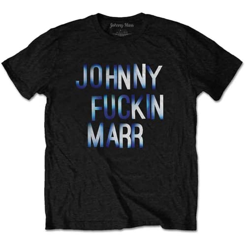 T-shirt Johnny Marr Jfm Logo Noir pour vos concerts et festivals de rock