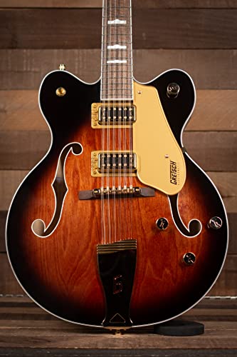 G5422G-12 Electromatic Classic Double-Cut 12-Cordes Single Barrel Burst - Les Beatles, Paul McCartney, John Lennon, RIngo Starr, George Harrison G5422G-12 Electromatic Classic Double-Cut 12-Cordes Single Barrel Burst