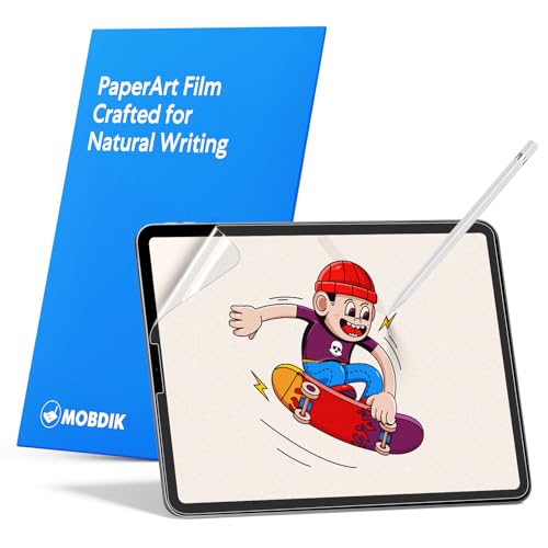 MOBDIK 2 Pack Paperfeel Screen Protector Compatible with iPad Pro 11 (2022&2021&2020&2018)/ iPad Air...