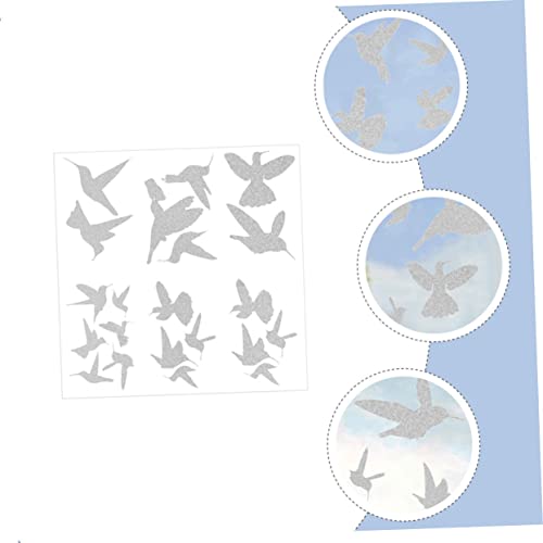 Autocollants de fenêtre pour impacts d'oiseaux solution anti-collision PVC - 7