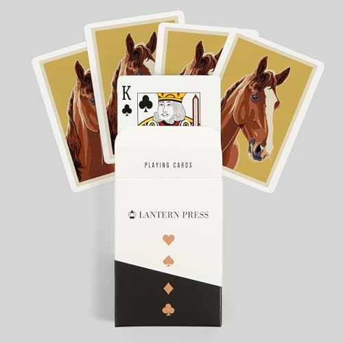 Baraja de cartas Póker Horse 52 piezas para adultos miniatura 6