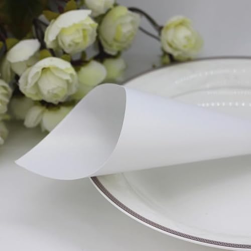 Ruiywen 50 Conos De Papel Conos De Arroz Para Boda Tarjeta En Blanco Para El Día De San Valentín, Invitados De Boda, Fiesta 15x15cm, Blanco