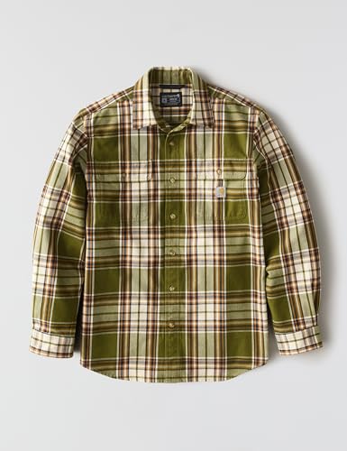 Image of Carhartt Men's Hubbard Loose Ls Plaid Shirt