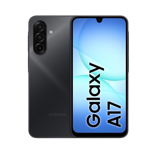 Samsung Galaxy A17, 3 anni di Garanzia del produttore, Android 15, Display Super AMOLED 6.7', 8GB RAM, 256GB, Batteria 5.000 mAh, Resistenza IP54, Memoria espandibile, Black [Versione Italiana]