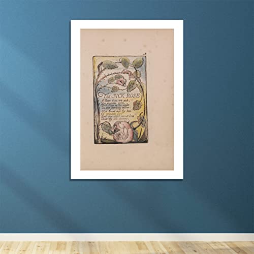 William Blake The Sick Rose décoration murale affiche XL - 4