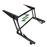 Coffee Table Lifting Hardware,Coffee Table Lift top,Air Rod Free Retractable Lifting Coffee Table Hinges Heavy Duty, Adjustable Size Range 465mm-810mm/18.3-31'