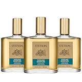 SCENT BEAUTY STETSON Original Cooling Moisture After Shave - Fragrance Notes of Citrus, Honey, and Sage - 3.4 Fl Oz - Pack of 3