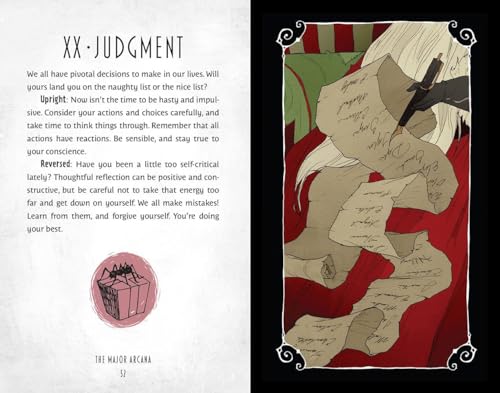 Image of AYME Tarot Cards With 78 Pieces The Nightmare Before Christmas Decks Traditional Standard Tarot Deck Fortune Telling Card GameGame Divination Tools For Beginners, Adults (Style 20)