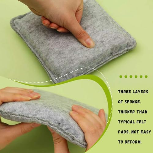 Image of Beginner's Wool Needle Felting Kit - 4 Piece Cactus Wool Set with Wool Roving, Felting Needles, Foam Mat, and Video Instructions,Ideal for DIY & Gifting