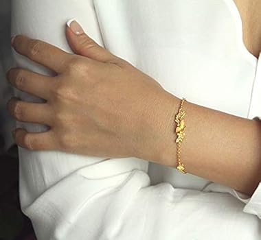 Amazon | [プリマゴールド] 純金 レディース チェーンブレスレット