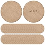 BOSREROY Runde Jute-Platzsets, 30,5 cm, natürliche Jute-Tischsets für rustikale Hochzeiten,...