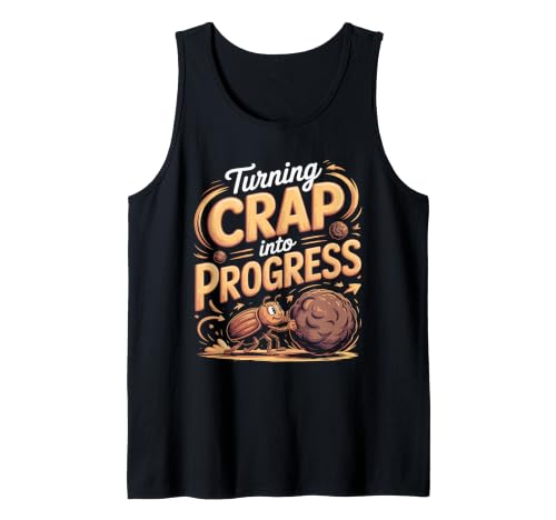 Image of Turning Crap Into Progress Dung Beetle Insect Nature Tank Top