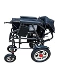 Foldable Electric Wheelchair Lightweight Folding Power Chair 15 KG Mobility Chair Remote Control 20 ah Battery 6 KMPH 250W Motor Aluminium Frame - Image 3