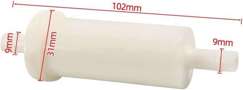2Pcs Inline Fuel Filter 5/16 Inch for Mariner Outboard Engine 30-200 For HP Replaces 35-816296Q2 35-816296K2 Boat Motor Parts Plastic