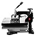 SmarketBuy Heat Press 15x15 Inch Digital Sublimation T-Shirt Heat Press Machine 5 in 1 for T-Shirt Hat Mug Plate (5 in 1)