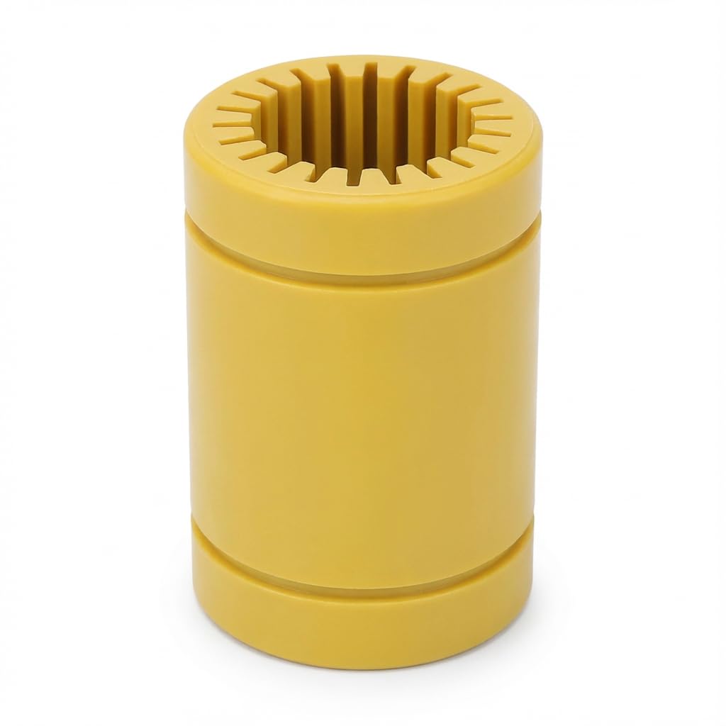 Engineering Plastic Linear Bearings Inner ID 0.98in, OD 1.57in, LM25(1PCS) | Oil-Free Noise, Durable & Rust‑Resistant Total Length 2.32in, for 3D Printing, Textile Machinery, CNC Machine Tools(Lm25)