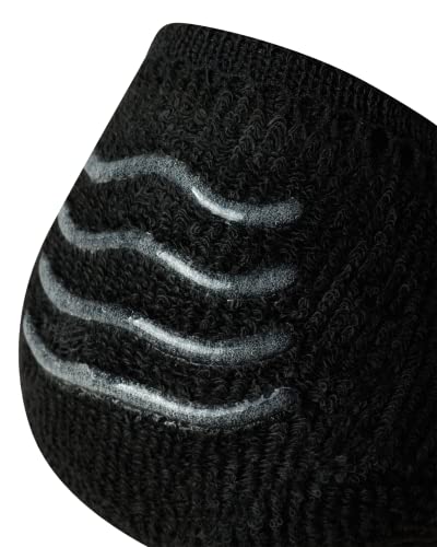 Nautica Men's Non Slip Stretch Comfort Liner Socks (12 Pack), Size Shoe Size: 6-12.5, Solid Black #TOP4