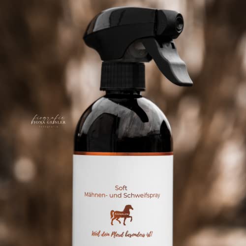 Animalon Mähnenspray für Pferde | Schweifspray Pferd Mähnenliquid | Fellglanzsspray Spray für Glanz für Fell & Langhaar Maehnenspray Pferdeglanz