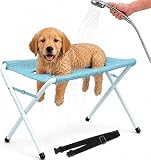 Hundepflege HäNgematte Katze Tierpflegehaengematte Mit Staender,Blau
