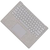 Wrażliwy srebrny podświetlany klawiatura klawiatury Trackpad, bezprzewodowa szczupła klawiatura laptopa dla laptopa 1/2 1769/1782