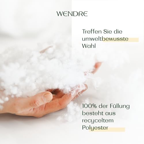 WENDRE Sommerdecke 155x220 cm – Extra Leichte 100 GSM, dünne Mikrofaser – Ansicht 5
