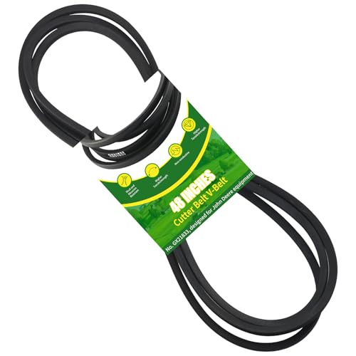 RAHQHD GX21833 GX20571 Lawn Mower 48' Deck Belt V-Belt Compatible with John Deere D140 D150 D160 L120 L130 LA130 LA140 LA145 LA155 LA165 X140 etc