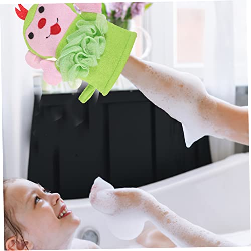 Healvian 9 Peças Luvas De Banho Esponja De Bucha Esponja De Banho Para Toalhas De Corpo Luvas De Ban